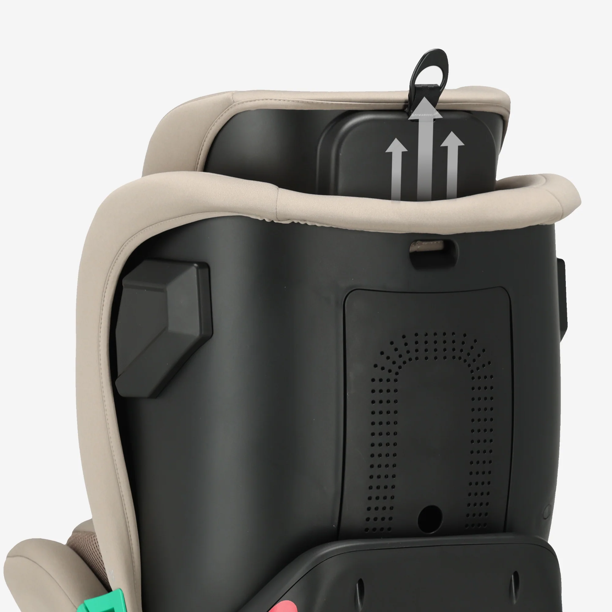 Chase Luxe i-Size Autostoel - 0-36kg - Isofix steunpoot - 360 draaibaar - Nougat - Image 10