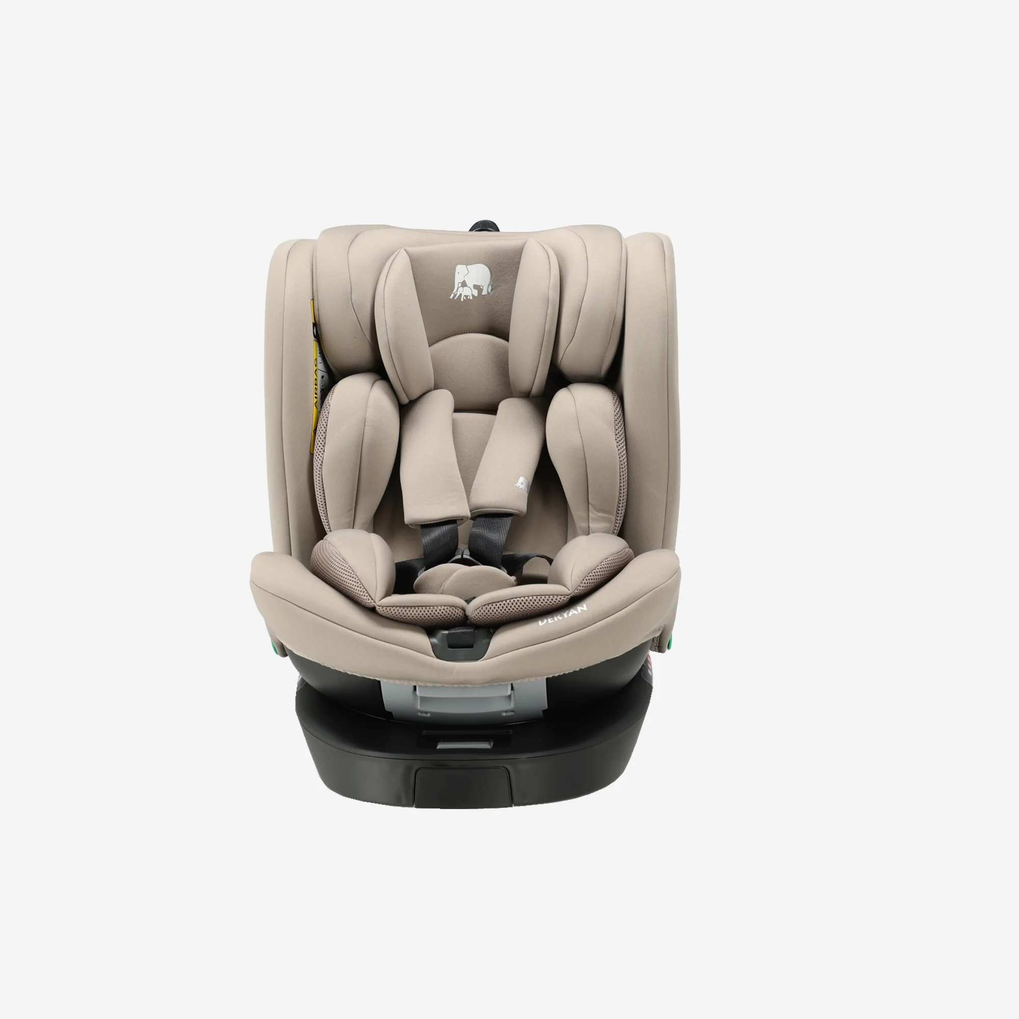 Chase Luxe i-Size Autostoel - 0-36kg - Isofix steunpoot - 360 draaibaar - Nougat - Image 2