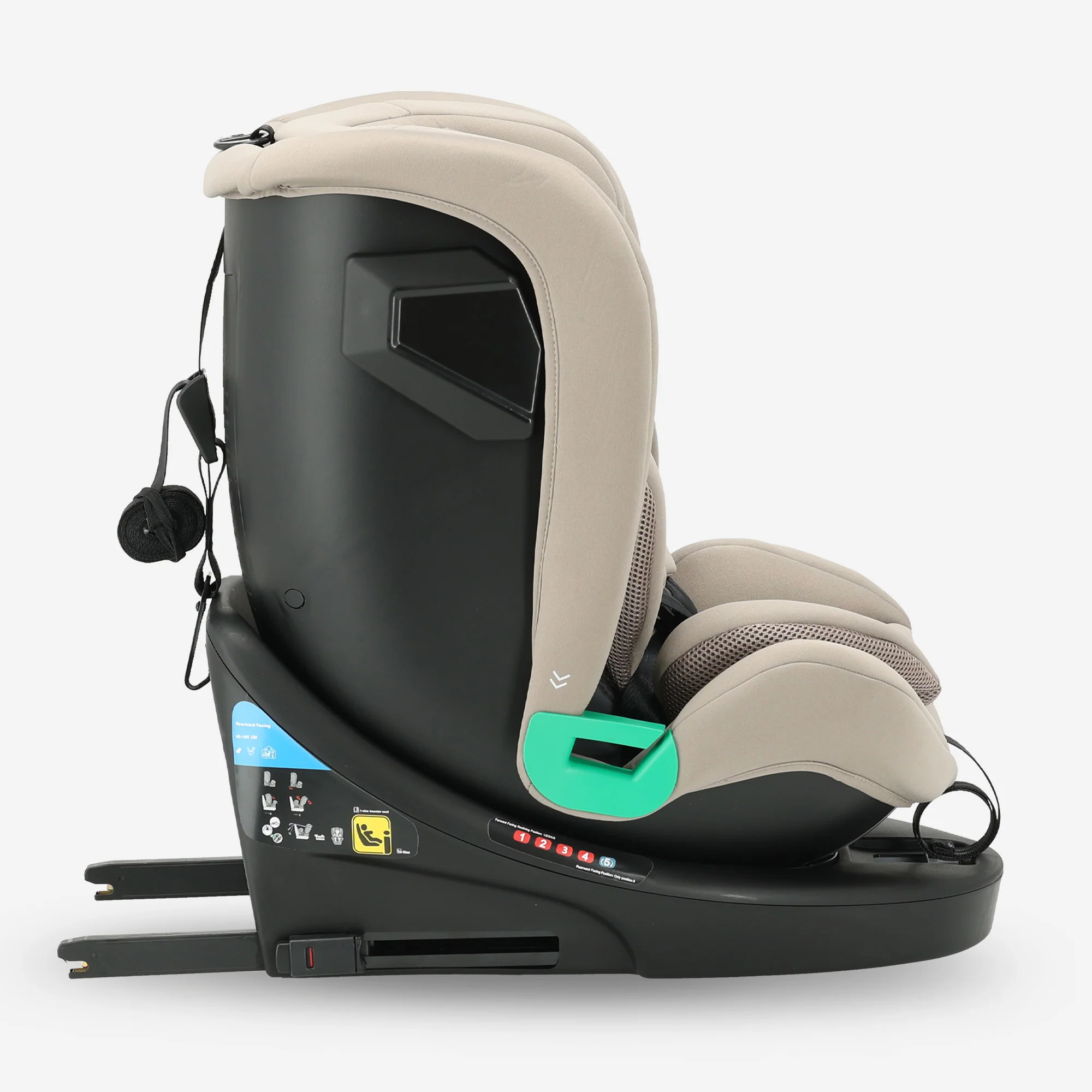 Colin Luxe I-size Autostoel - Groep 0-1-2-3 - Isofix - Draaibaar 360° - Nougat - Image 11
