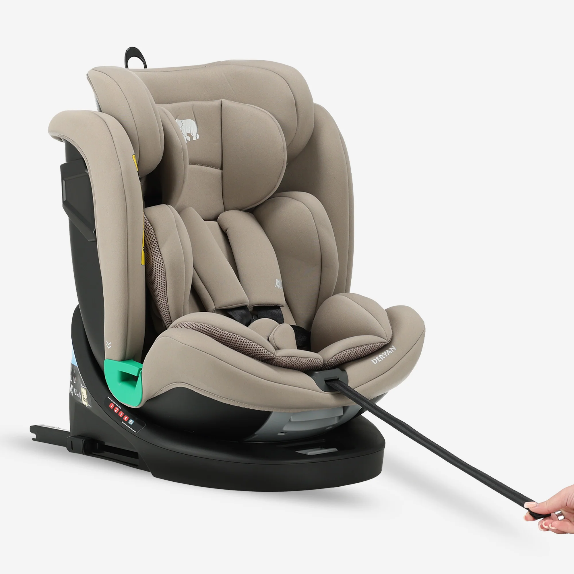 Colin Luxe I-size Autostoel - Groep 0-1-2-3 - Isofix - Draaibaar 360° - Nougat - Image 12