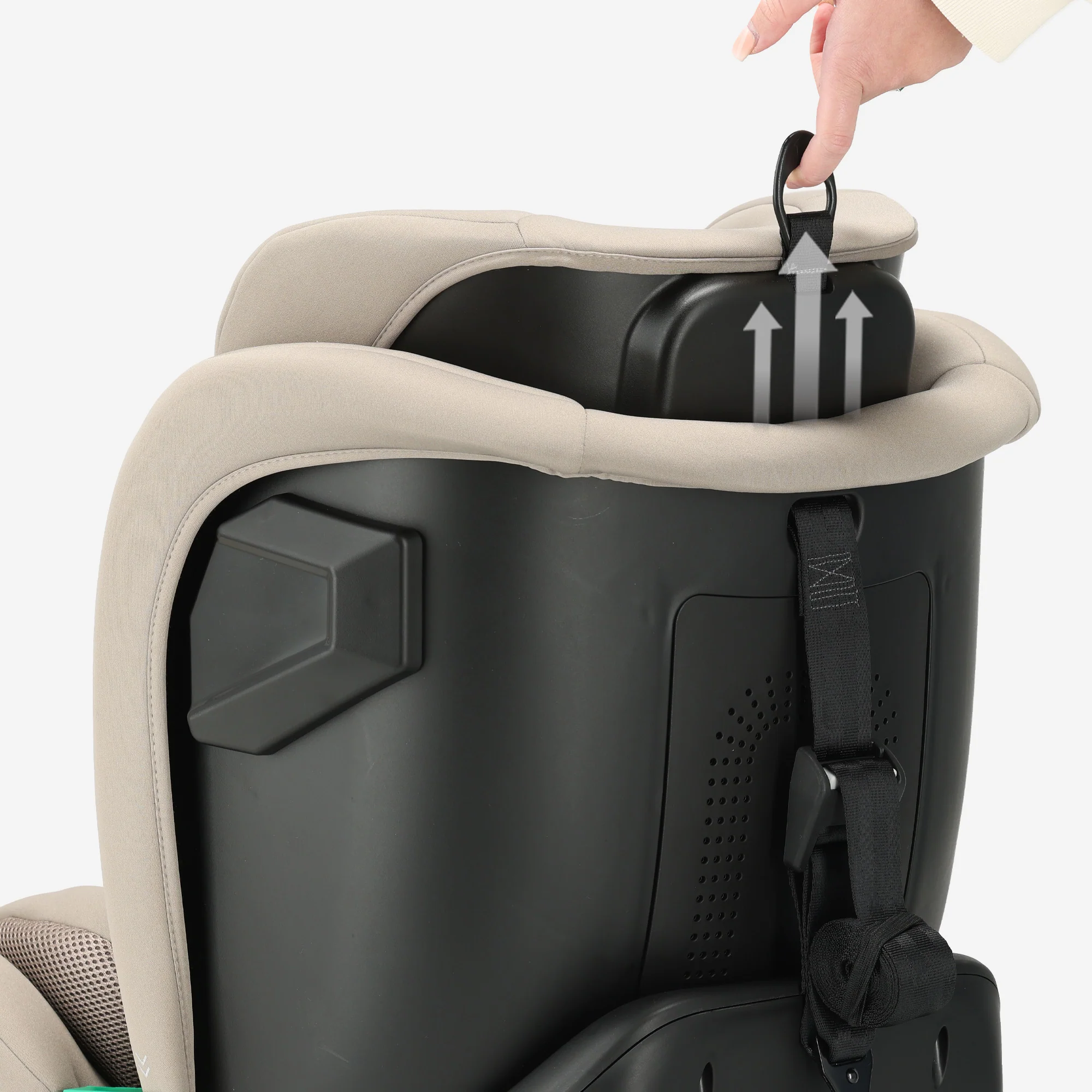 Colin Luxe I-size Autostoel - Groep 0-1-2-3 - Isofix - Draaibaar 360° - Nougat - Image 8