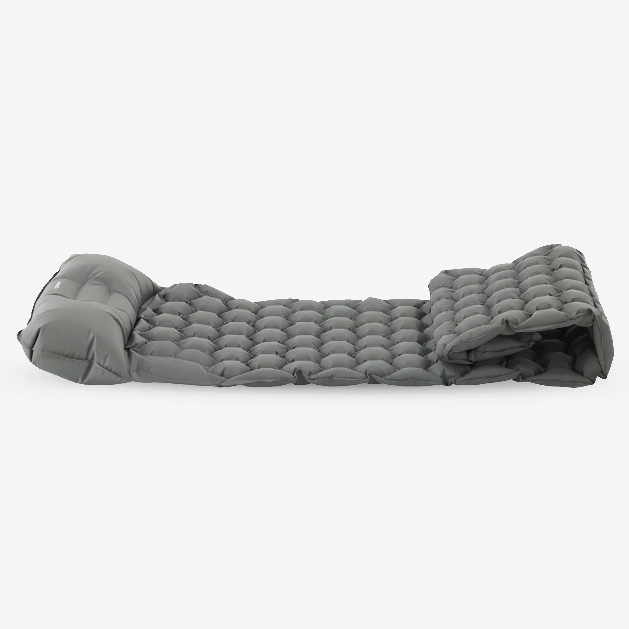 Deryan Air Bed - Zelfopblazend met ingebouwde Pomp - Luchtbed Kamperen - Inclusief tas - grijs - Image 8