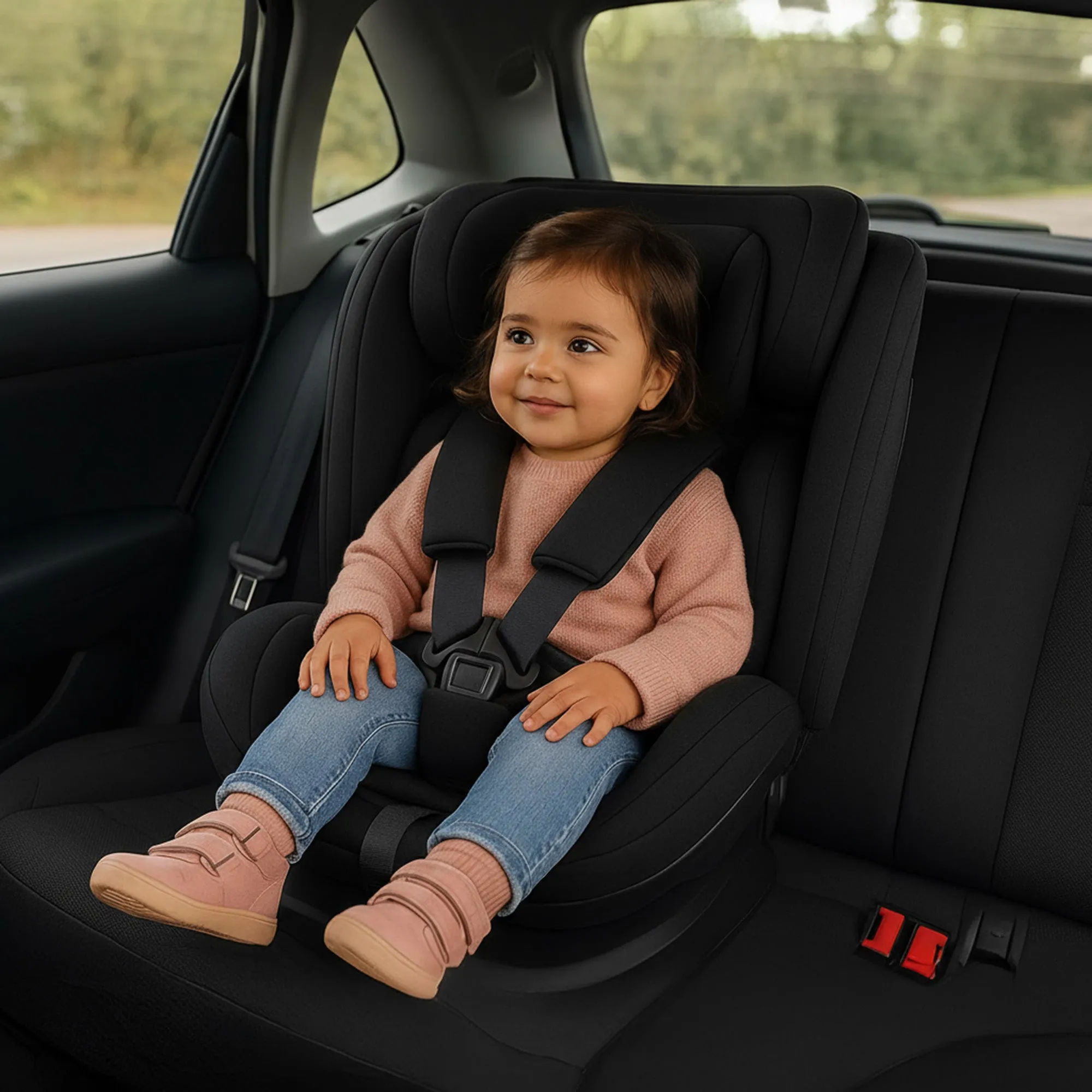 Colin Luxe I-size Autostoel - Groep 0-1-2-3 - Isofix - Draaibaar 360° - Zwart - Image 6