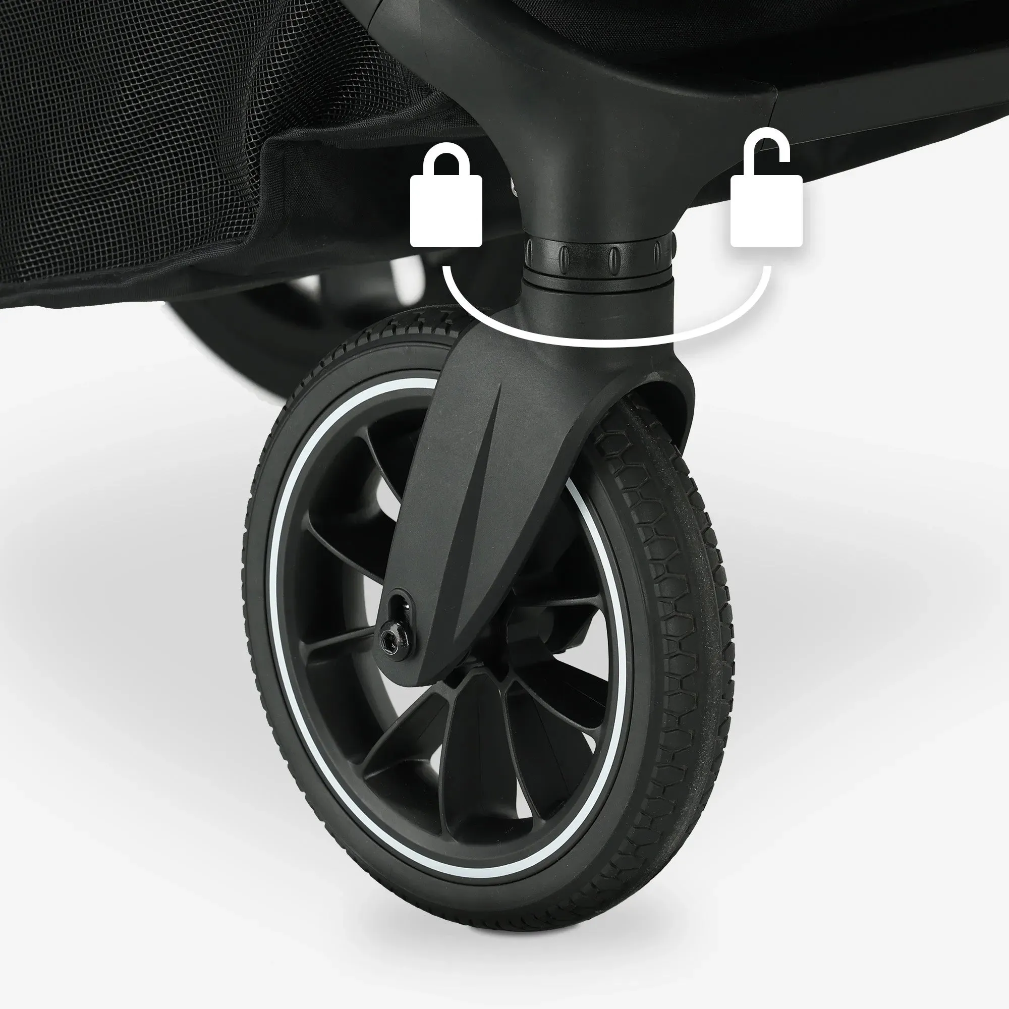 EVY V2 Duo Kinderwagen Zwart 2 in 1 - Image 14