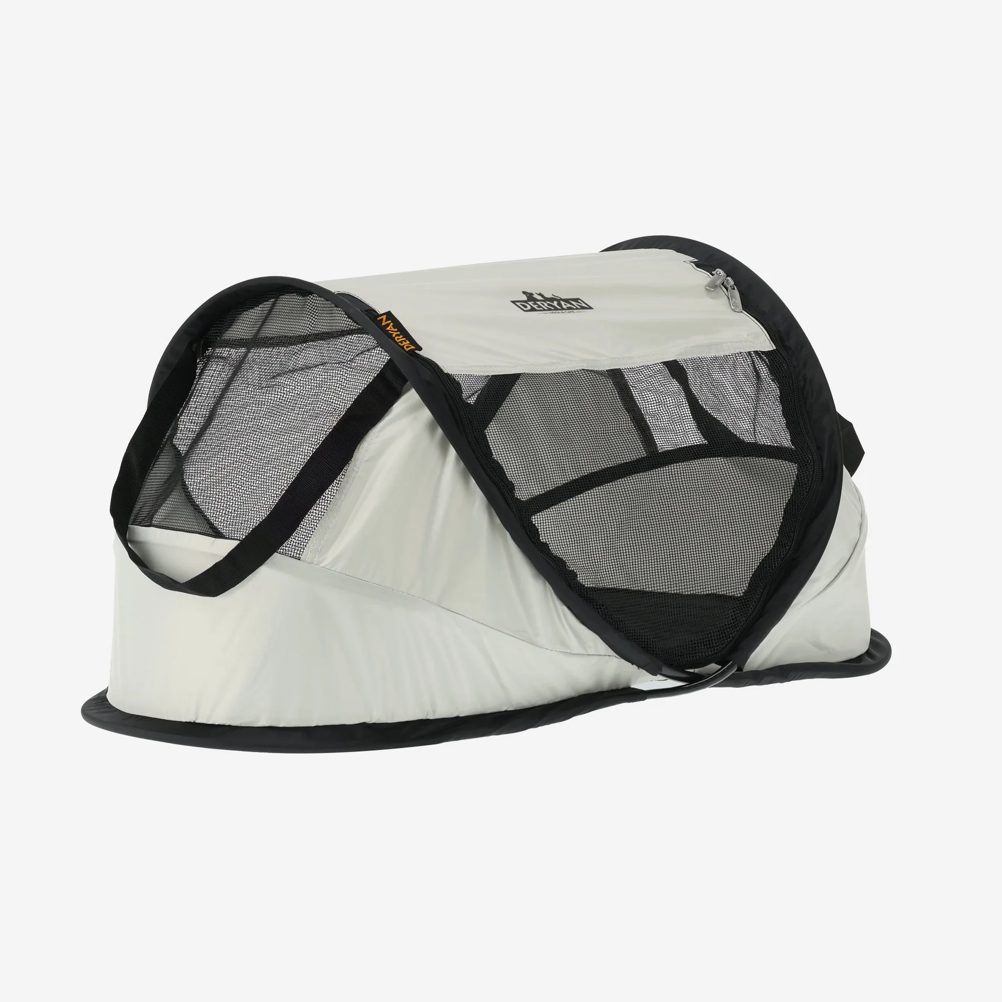 Deryan Dogs & Cats - Luxe Pop-Up Pet Travel-Cot - Hondenren - Pop-up systeem - Opvouwbare bench - Extra dik gaas - Small - Image 3