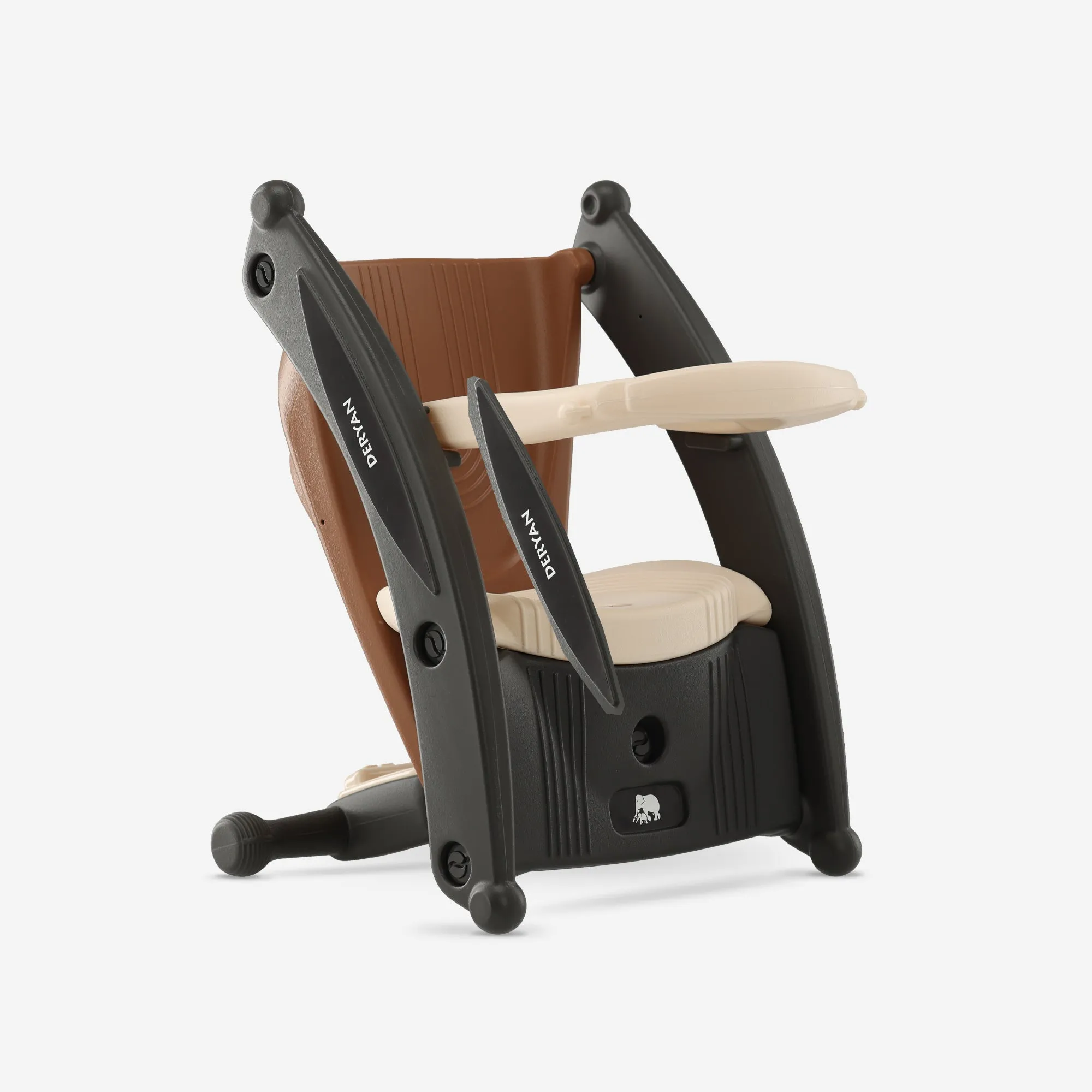 Tobi 2-in-1 Stoel en Schommelstoel - Bruin/Cream - Image 3