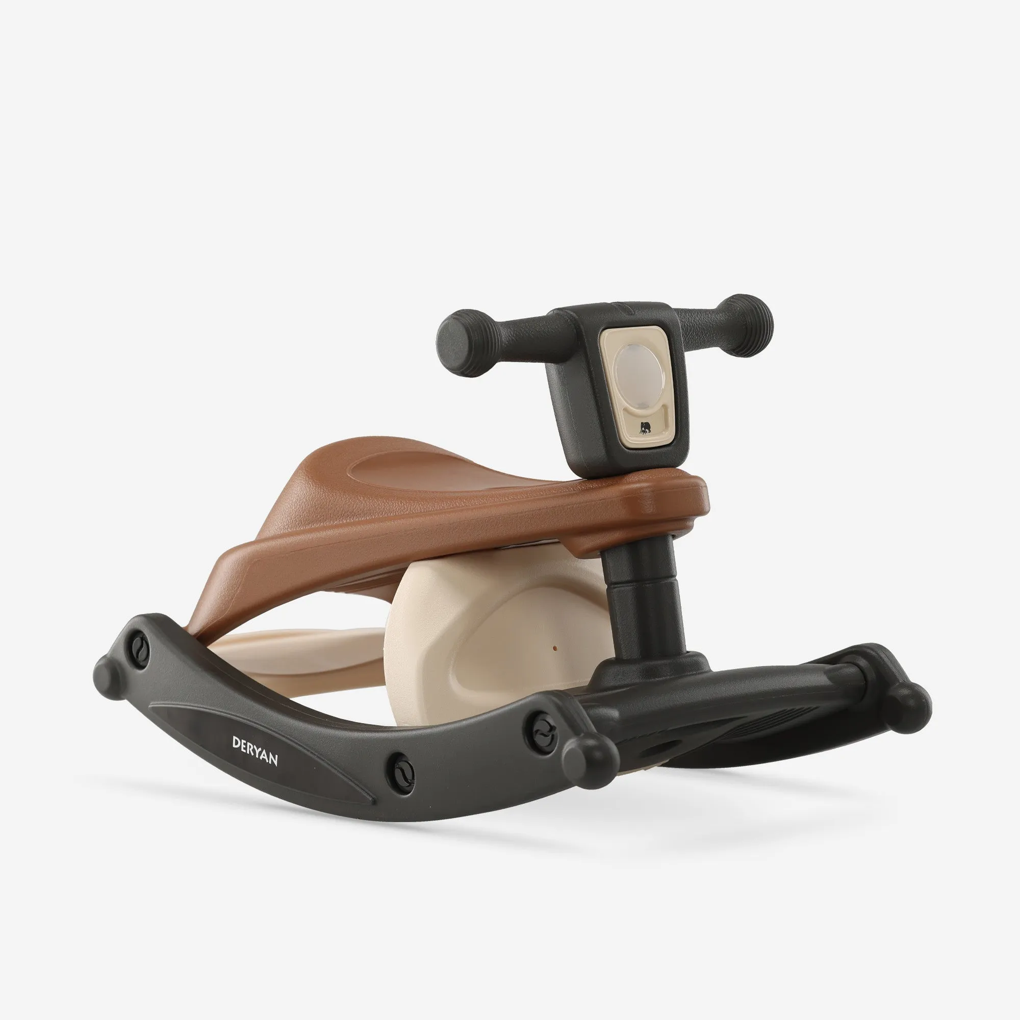 Tobi 2-in-1 Stoel en Schommelstoel - Bruin/Cream - Image 4